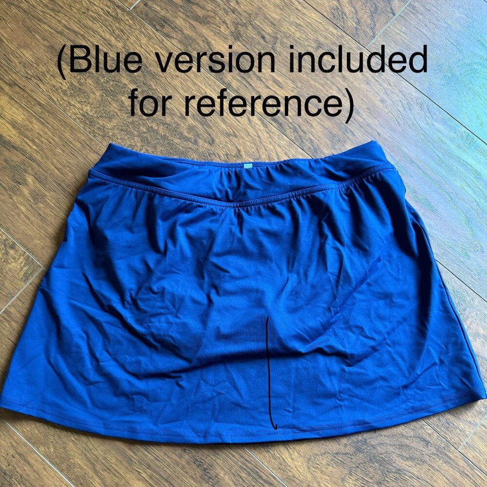 Black Lands' End Mini Swim Skirt - New in Unopened Package - Picture 2 of 2